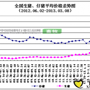 2013年第10周豬價(jià)跌速有望趨緩　但整體而言下跌之勢不改