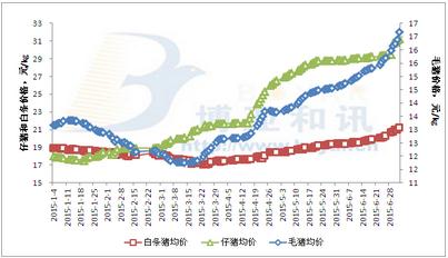 東北豬價震蕩調(diào)整，南方開啟上漲模式